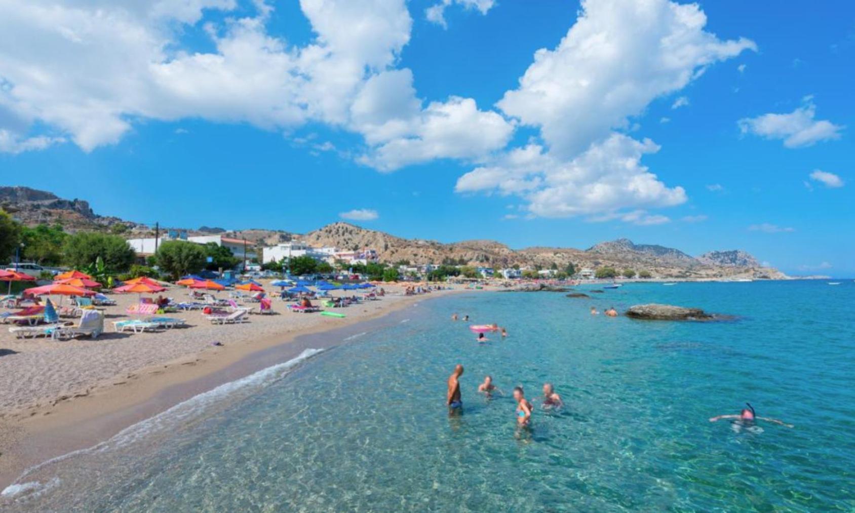 Thalassia Avra Stegna Beach Archangelos  Buitenkant foto